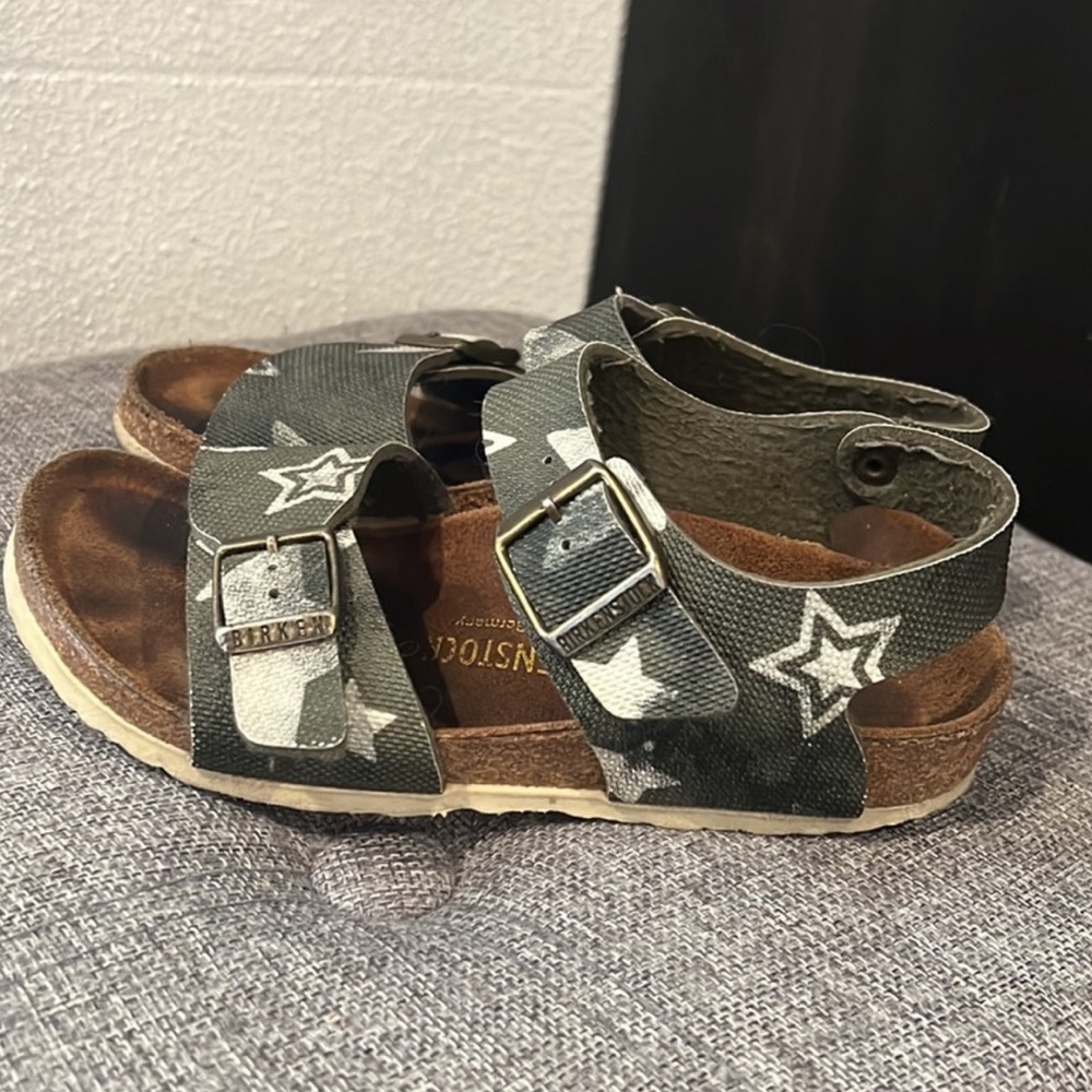 Rare Authentic Birkenstock kids star buckle designer sandals sz 13 kids boys - Picture 6 of 14